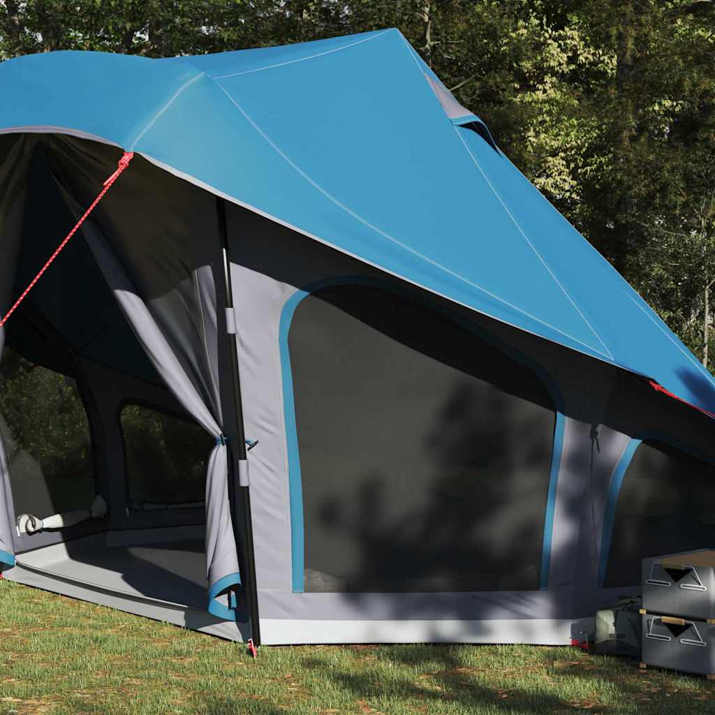 Tipi sátor tetővel tárolóval kék 508 x 470 x 300 cm taft