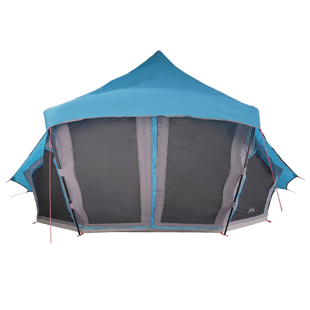 Tipi sátor tetővel tárolóval kék 508 x 470 x 300 cm taft