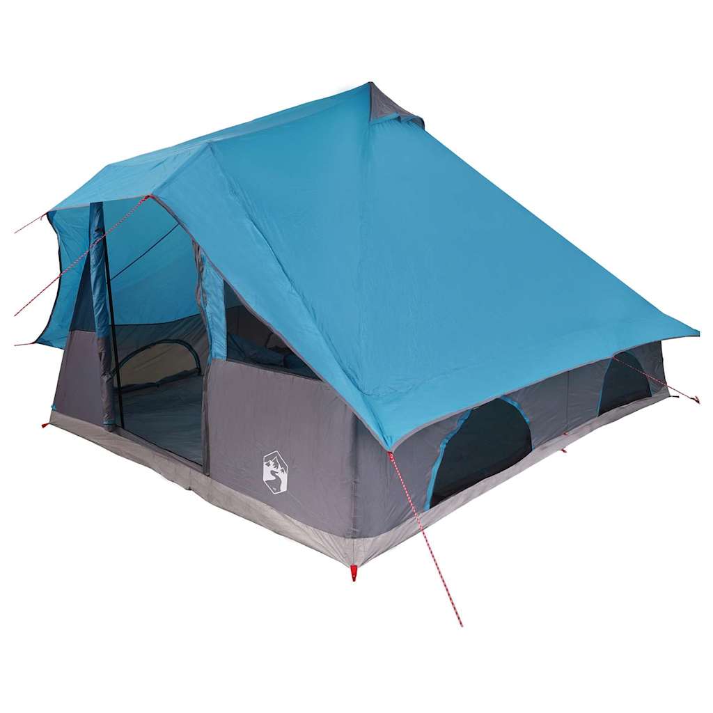 Tipi sátor tetővel tárolóval kék 358 x 296 x 258 cm taft