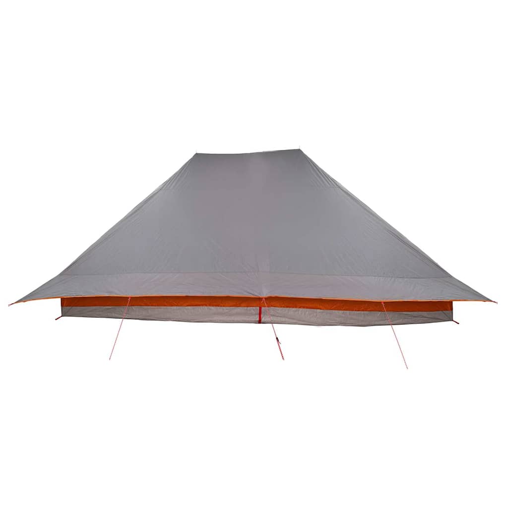 Tipi sátor tetővel szürke és narancs 660 x 456 x 200 cm taft