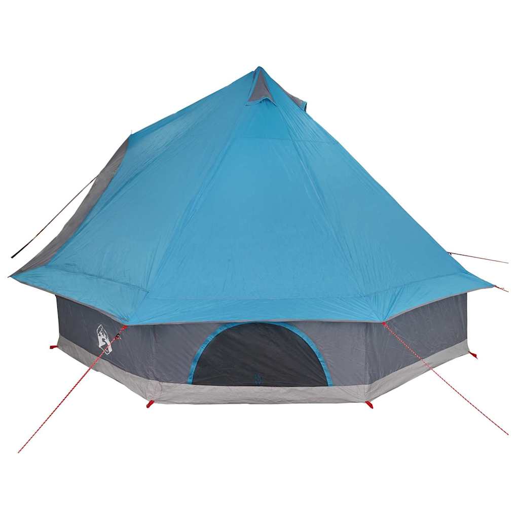 Tipi sátor tetővel tárolóval kék 400 x 346 x 250 cm taft