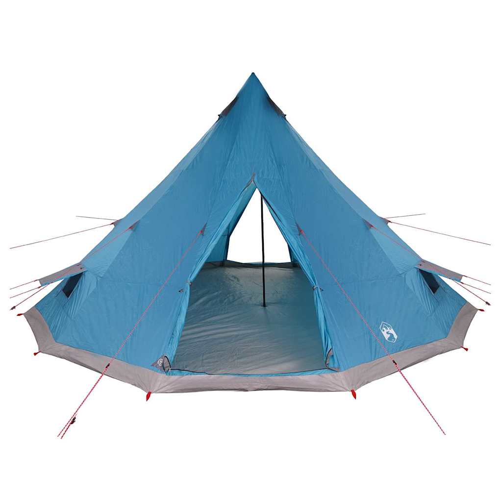 Tipi sátor tetővel tárolóval kék 560 x 560 x 300 cm taft