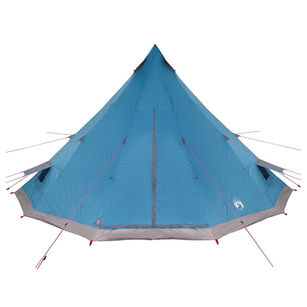 Tipi sátor tetővel tárolóval kék 560 x 560 x 300 cm taft