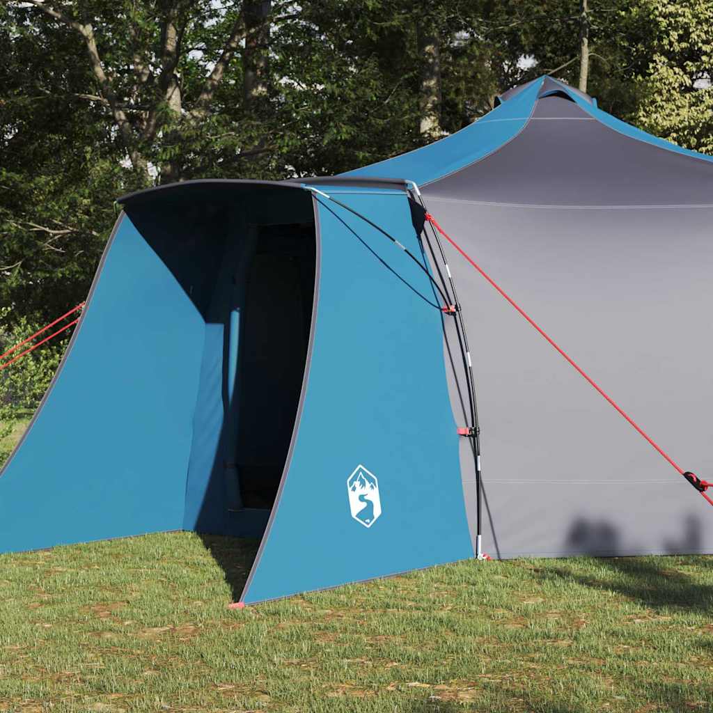 Tipi sátor tetővel tárolóval kék 492 x 492 x 275 cm taft