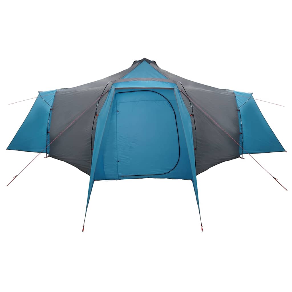 Tipi sátor tetővel tárolóval kék 492 x 492 x 275 cm taft