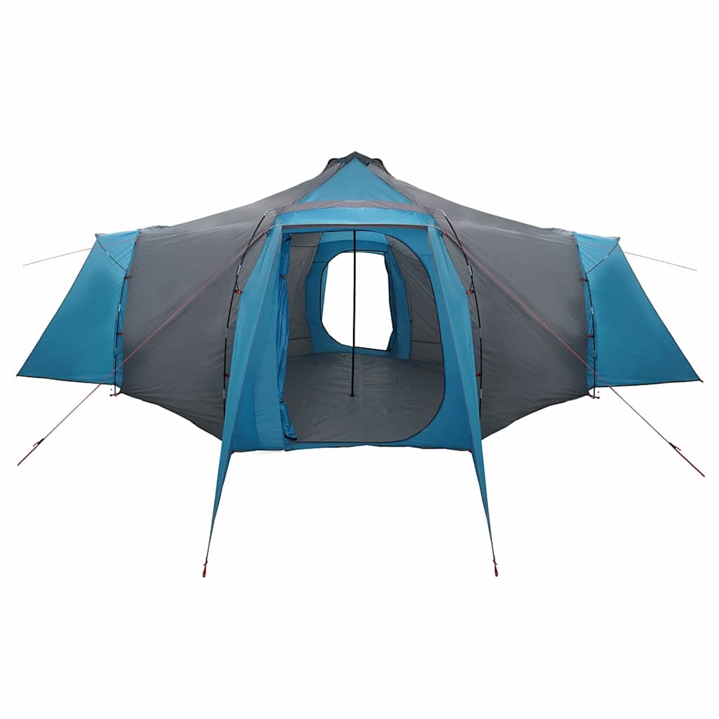 Tipi sátor tetővel tárolóval kék 492 x 492 x 275 cm taft