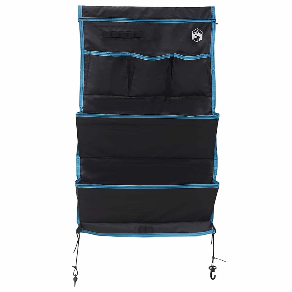 Tárolótáska tárolóval fekete és kék 91 x 47,5 cm oxford
