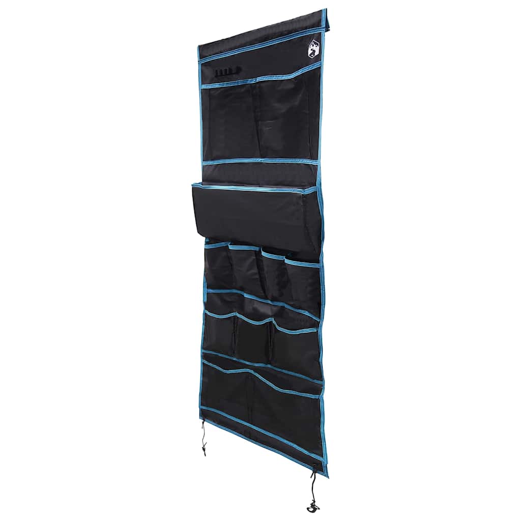 Tárolótáska tárolóval fekete és kék 161 x 58,5 cm oxford