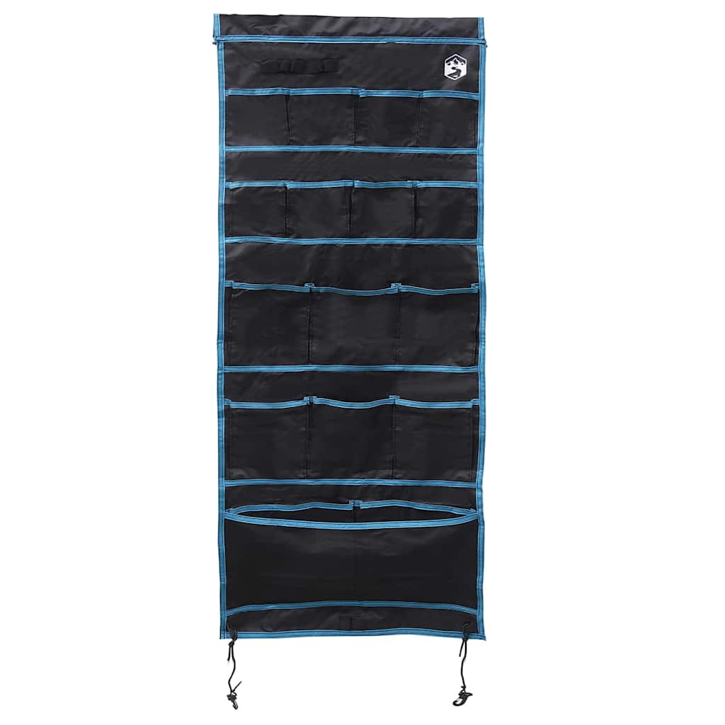 Tárolótáska tárolóval fekete és kék 125 x 48 cm oxford