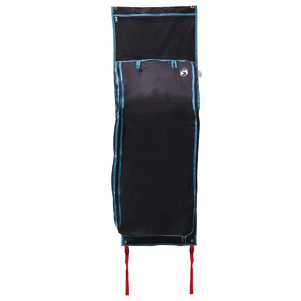 Tárolótáska tárolóval fekete és kék 140 x 43 cm oxford