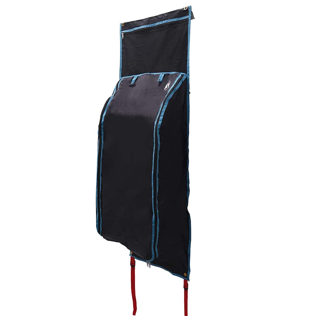 Tárolótáska tárolóval fekete és kék 140 x 43 cm oxford