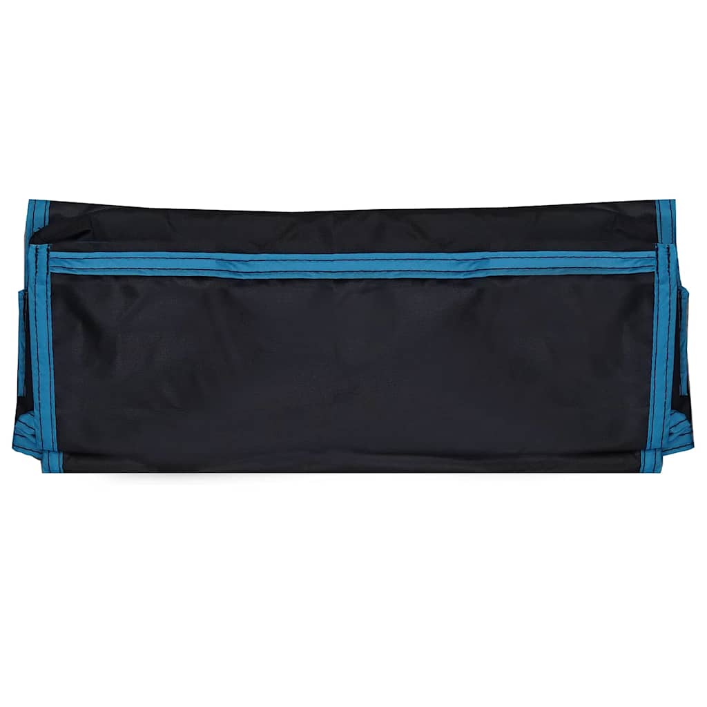 Tárolótáska tárolóval fekete és kék 98 x 47 cm oxford