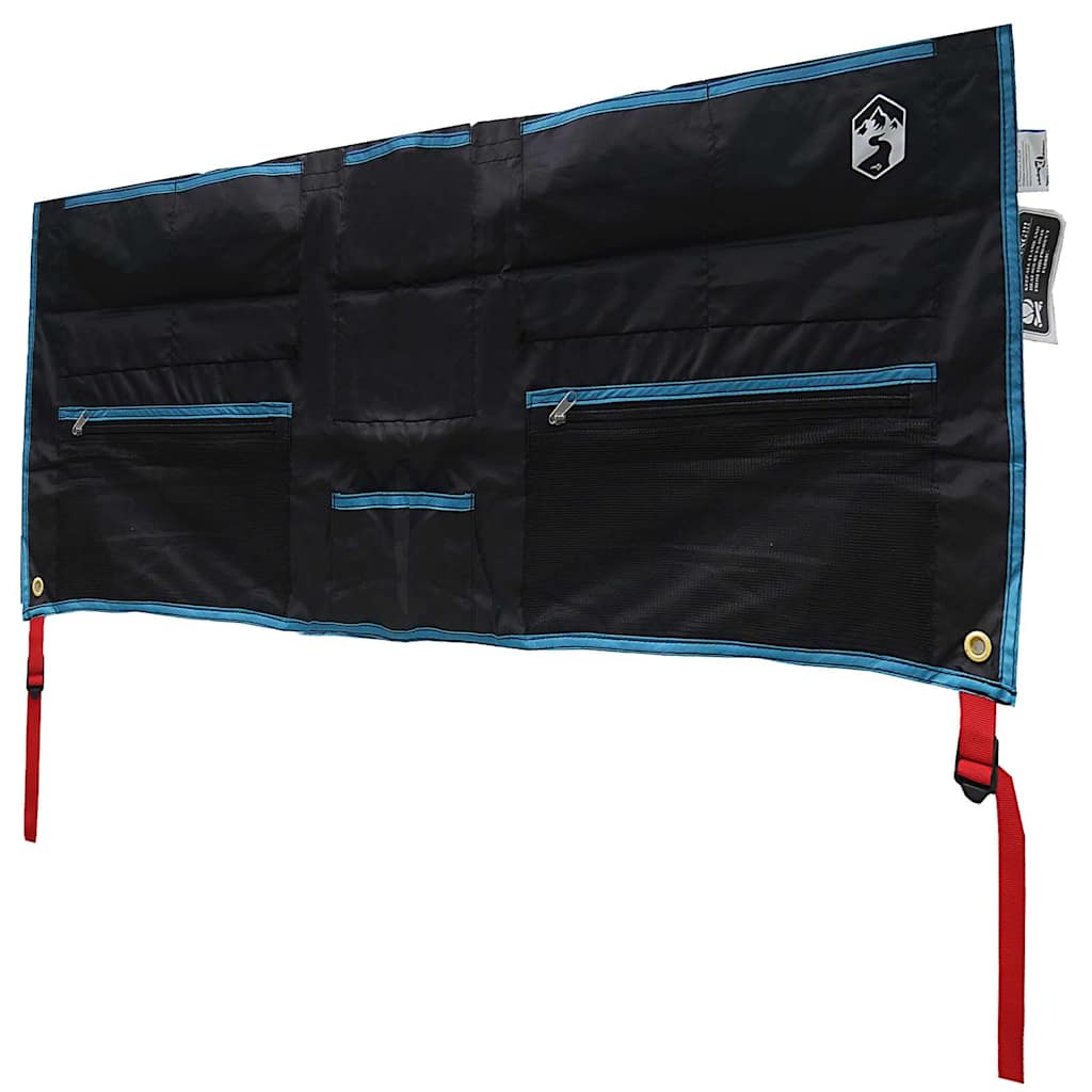 Tárolótáska tárolóval fekete és kék 98 x 47 cm oxford