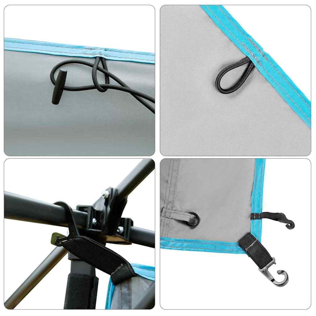 Akasztós sátor szervező tárolóval szürke 320 x 182 cm