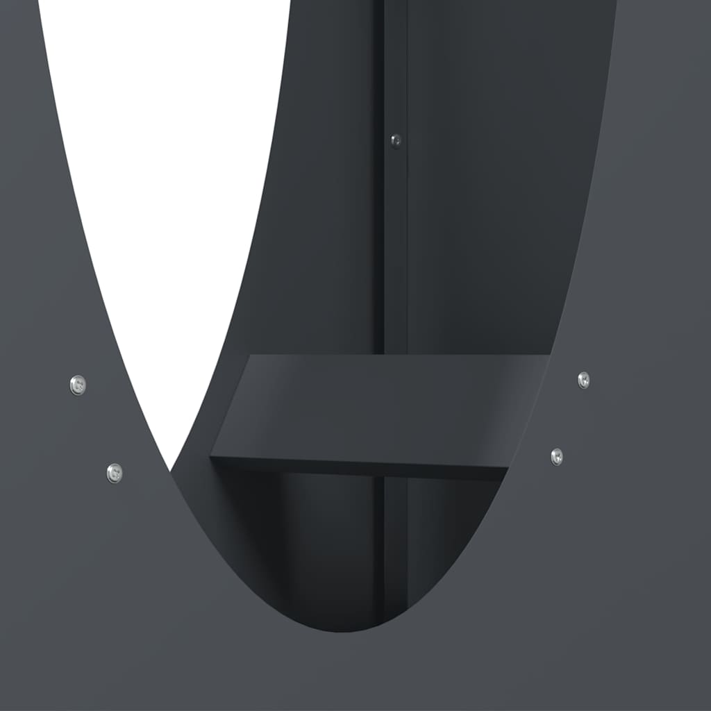 Antracitszürke hidegen hengerelt acél tűzifatároló 50x23x100 cm