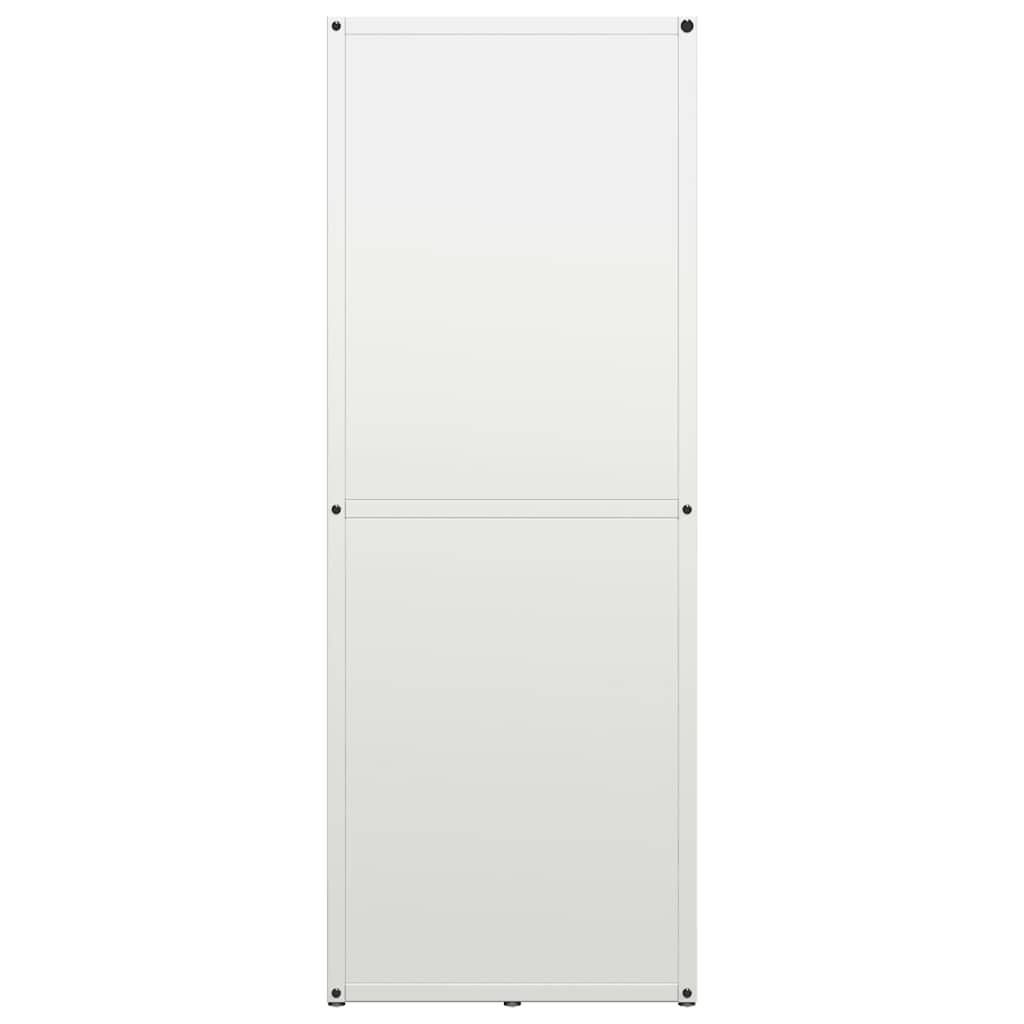 Fehér hidegen hengerelt acél tűzifatároló 40x30x80 cm