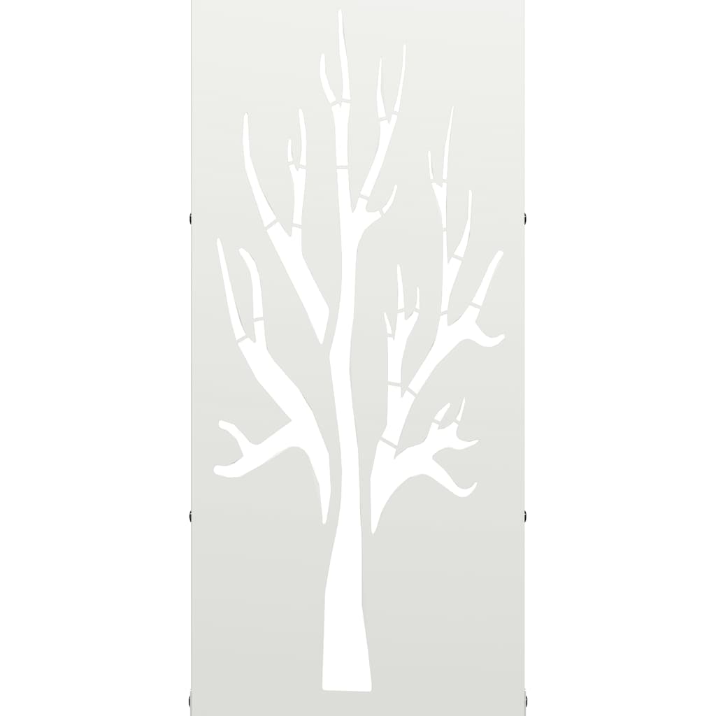 Fehér hidegen hengerelt acél tűzifatároló 40x30x80 cm