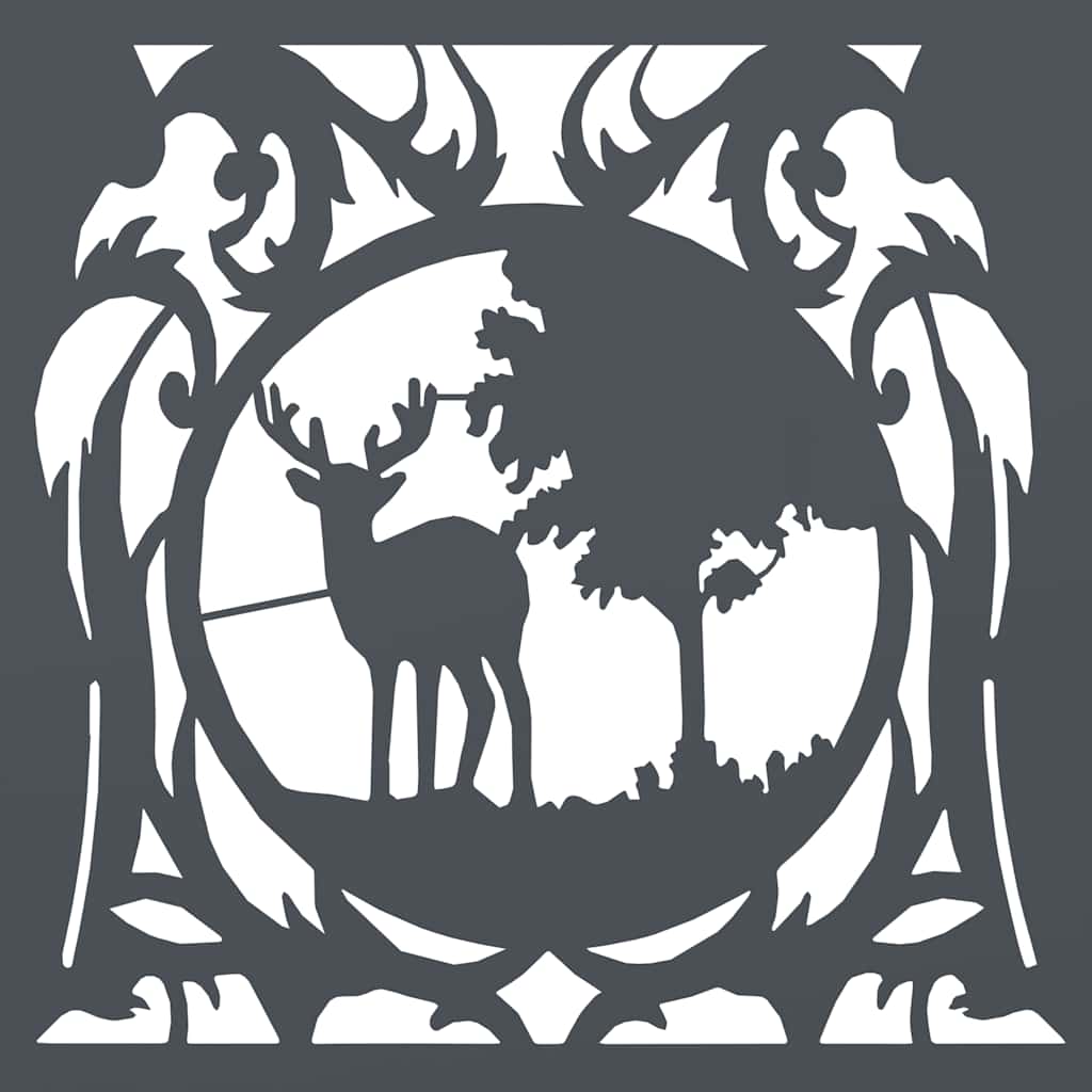 Antracitszürke hidegen hengerelt acél tűzifatároló 40x40x40 cm