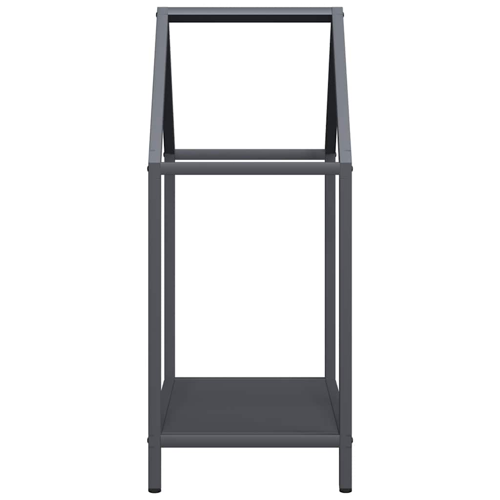 Antracitszürke hidegen hengerelt acél tűzifatároló 40x25x60 cm