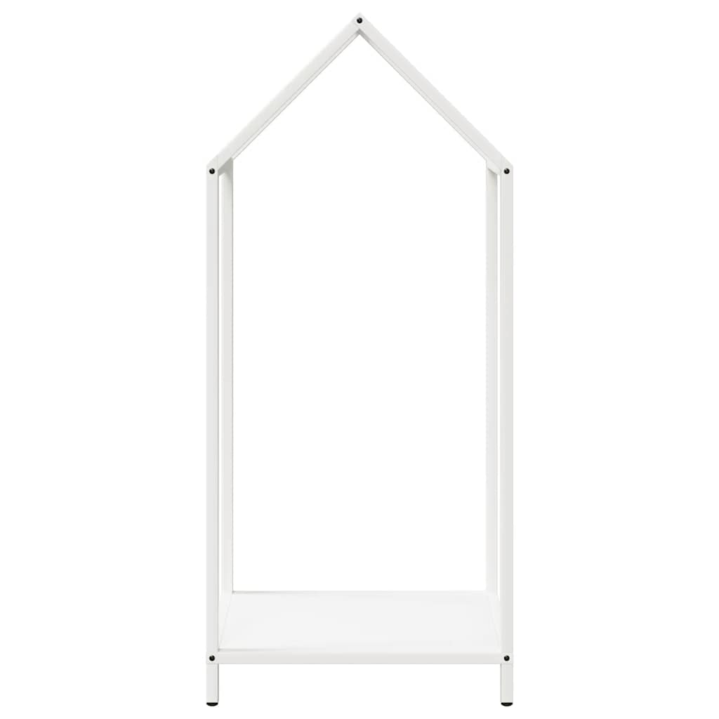 Fehér hidegen hengerelt acél tűzifatároló 40x25x90 cm