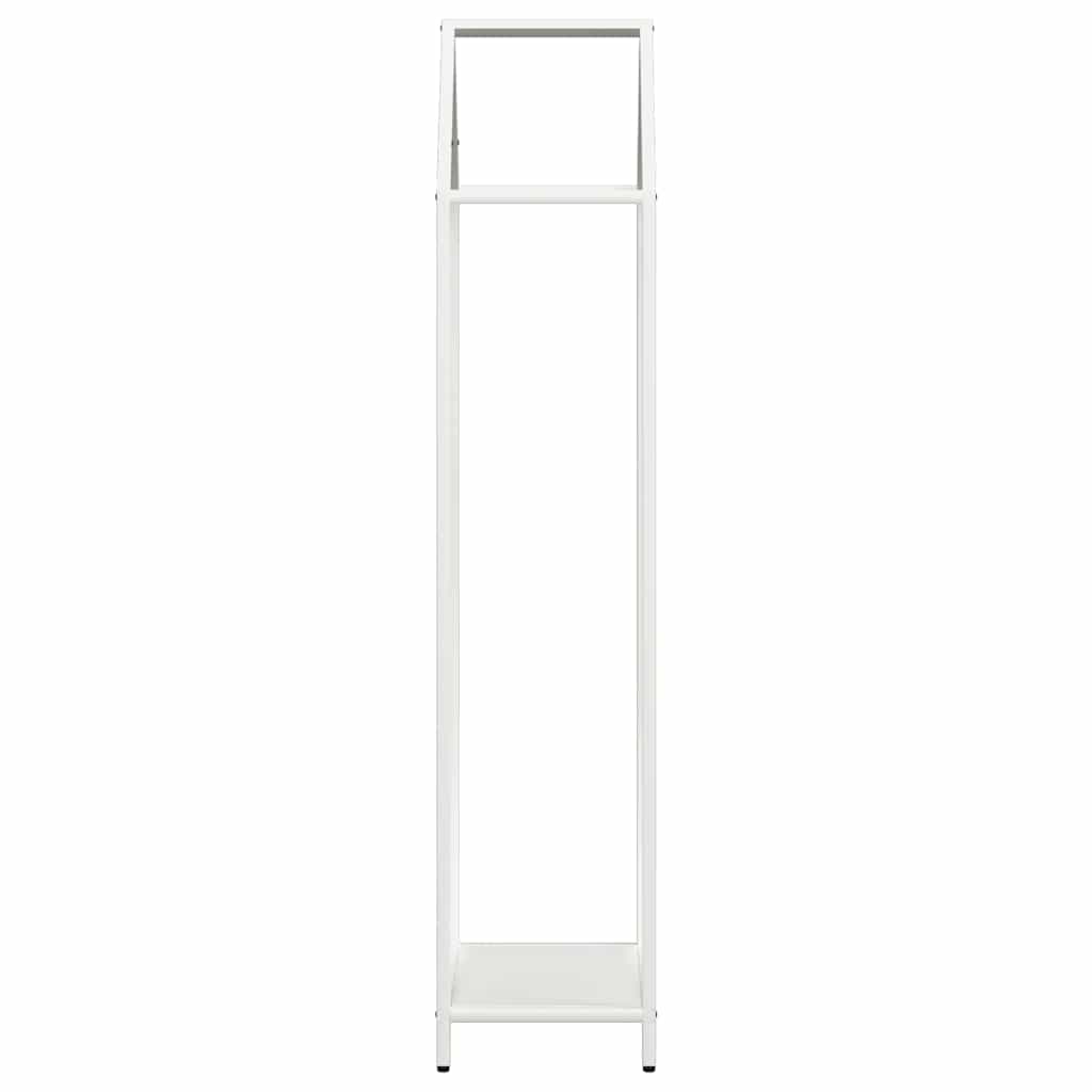 Fehér hidegen hengerelt acél tűzifatároló 40x25x120 cm