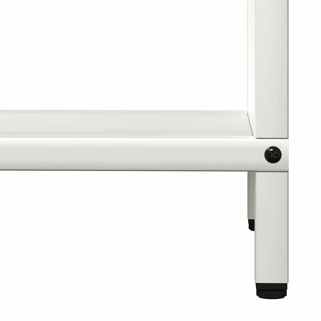 Fehér hidegen hengerelt acél tűzifatároló 40x25x120 cm