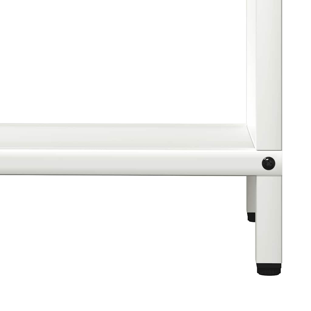 Fehér hidegen hengerelt acél tűzifatároló 60x25x60 cm