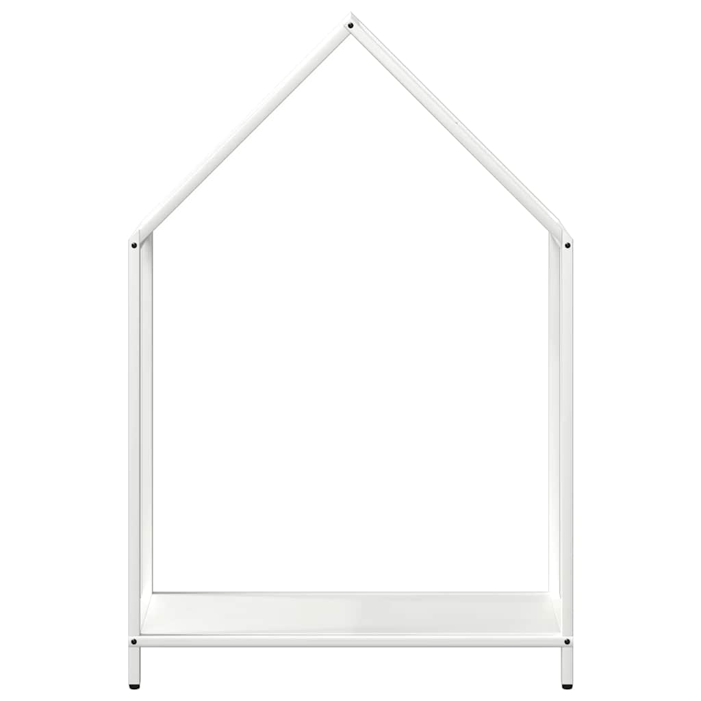 Fehér hidegen hengerelt acél tűzifatároló 60x25x90 cm