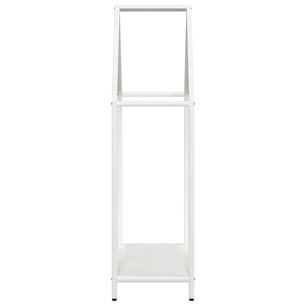 Fehér hidegen hengerelt acél tűzifatároló 60x25x90 cm