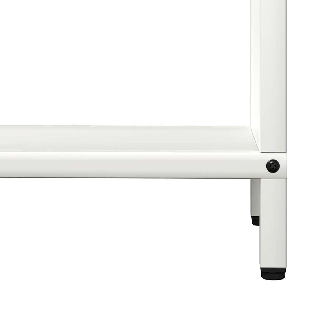 Fehér hidegen hengerelt acél tűzifatároló 60x25x90 cm