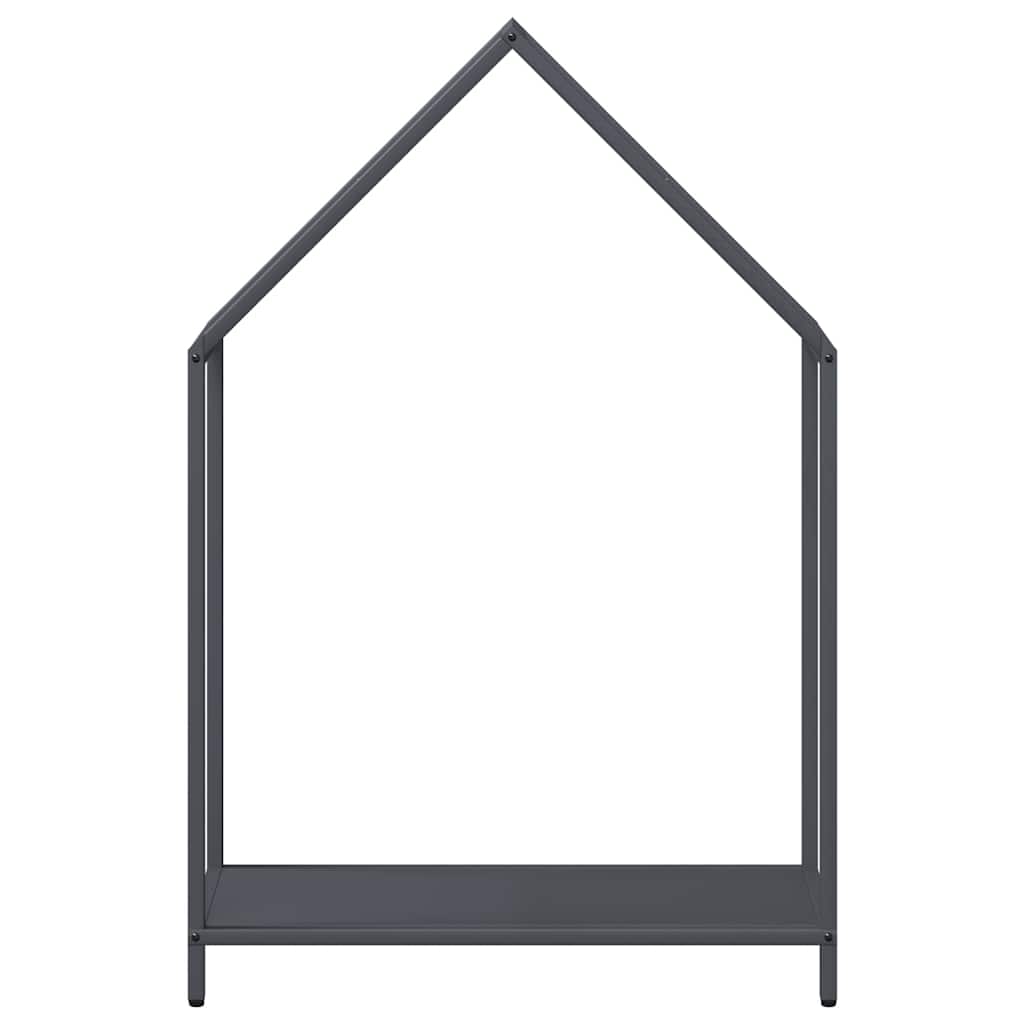 Antracitszürke hidegen hengerelt acél tűzifatároló 60x25x90 cm