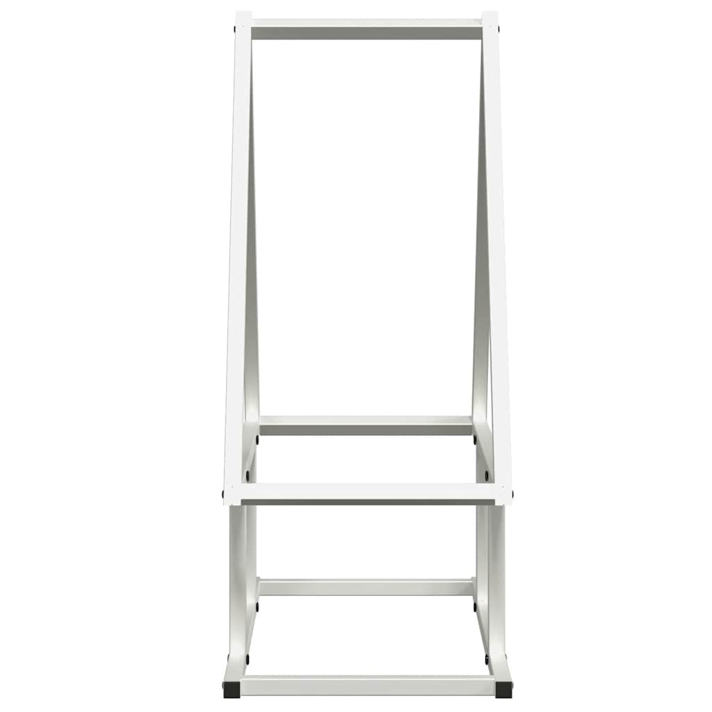 Fehér hidegen hengerelt acél tűzifatároló 50x25x60 cm