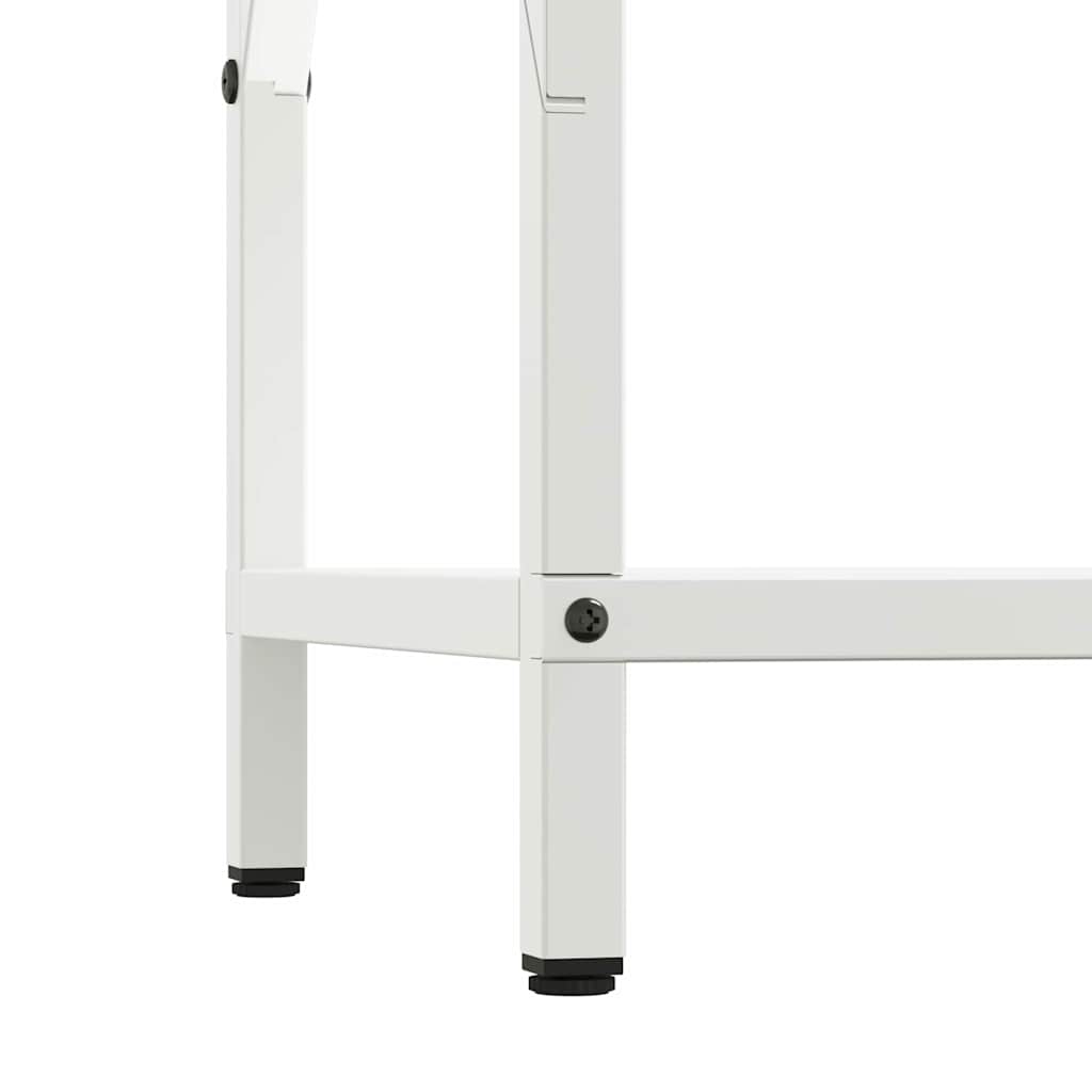 Fehér hidegen hengerelt acél tűzifatároló 34x25x70 cm