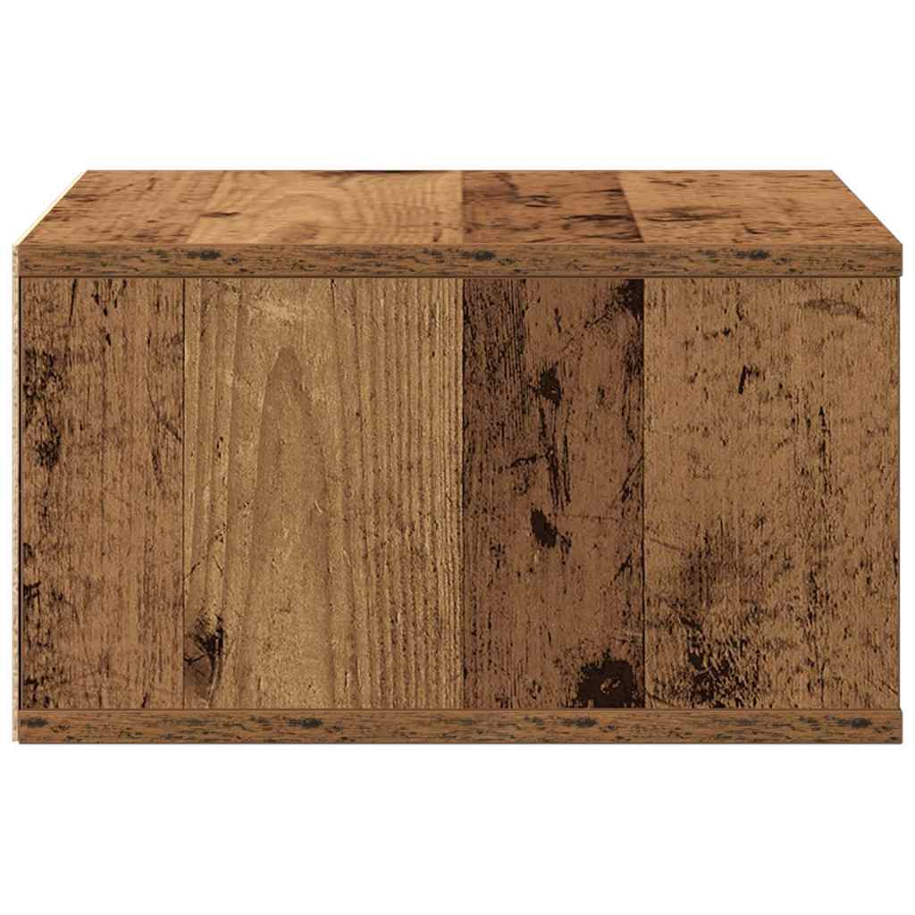 Nyomtatóállvány tárolóval öreg fa 49 x 40 x 22,5 cm faanyag