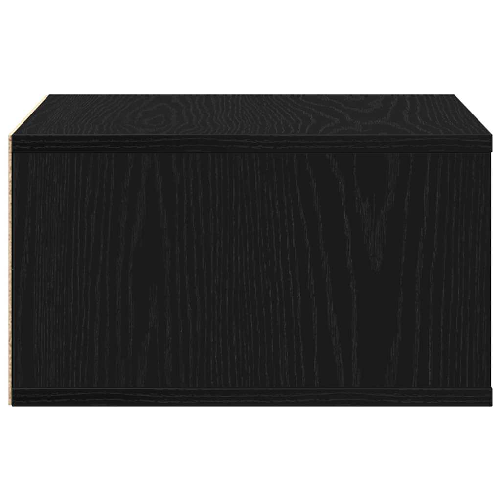 Nyomtatóállvány fekete tölgy 49 x 40 x 22,5 cm faanyag