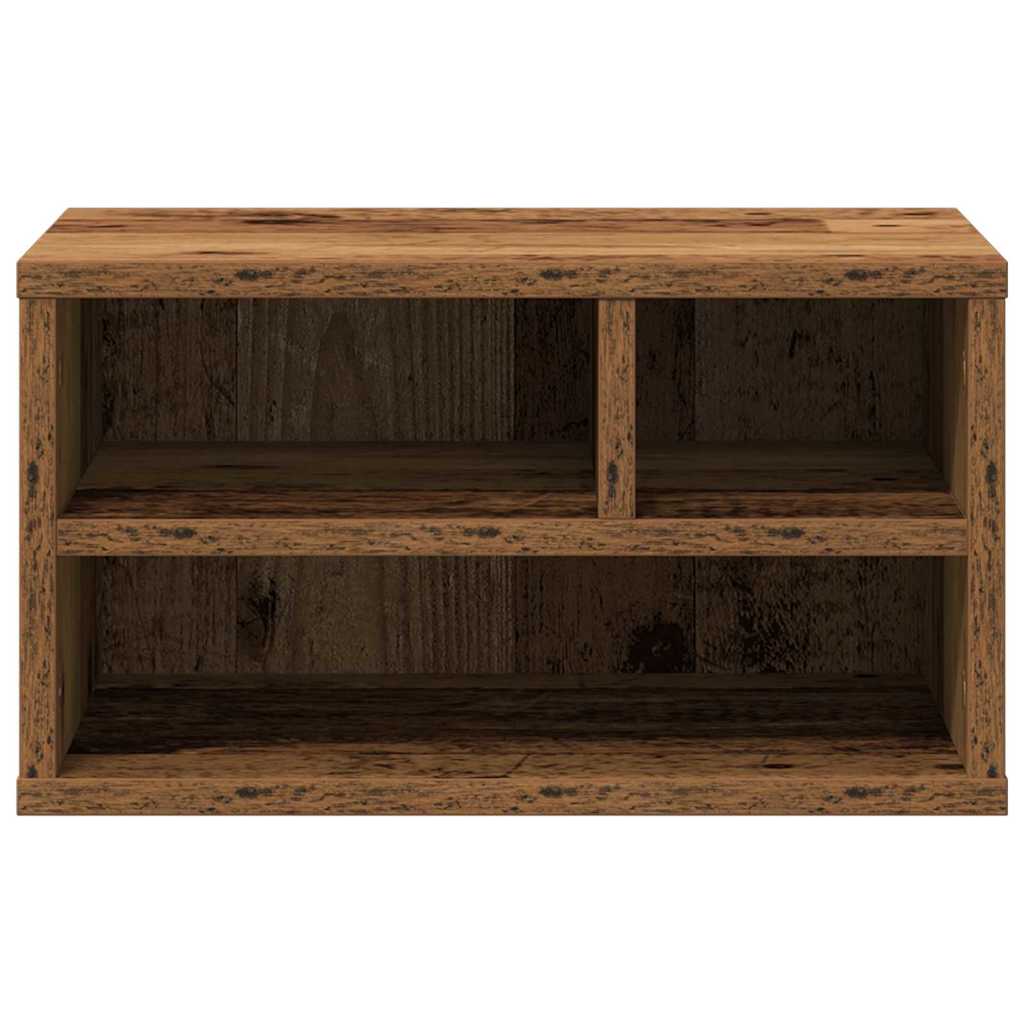 Nyomtatóállvány tárolóval öreg fa 40 x 32 x 22,5 cm faanyag