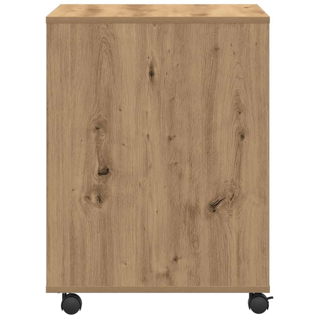 Nyomtatóállvány kézműves tölgy 60 x 50 x 67 cm faanyag