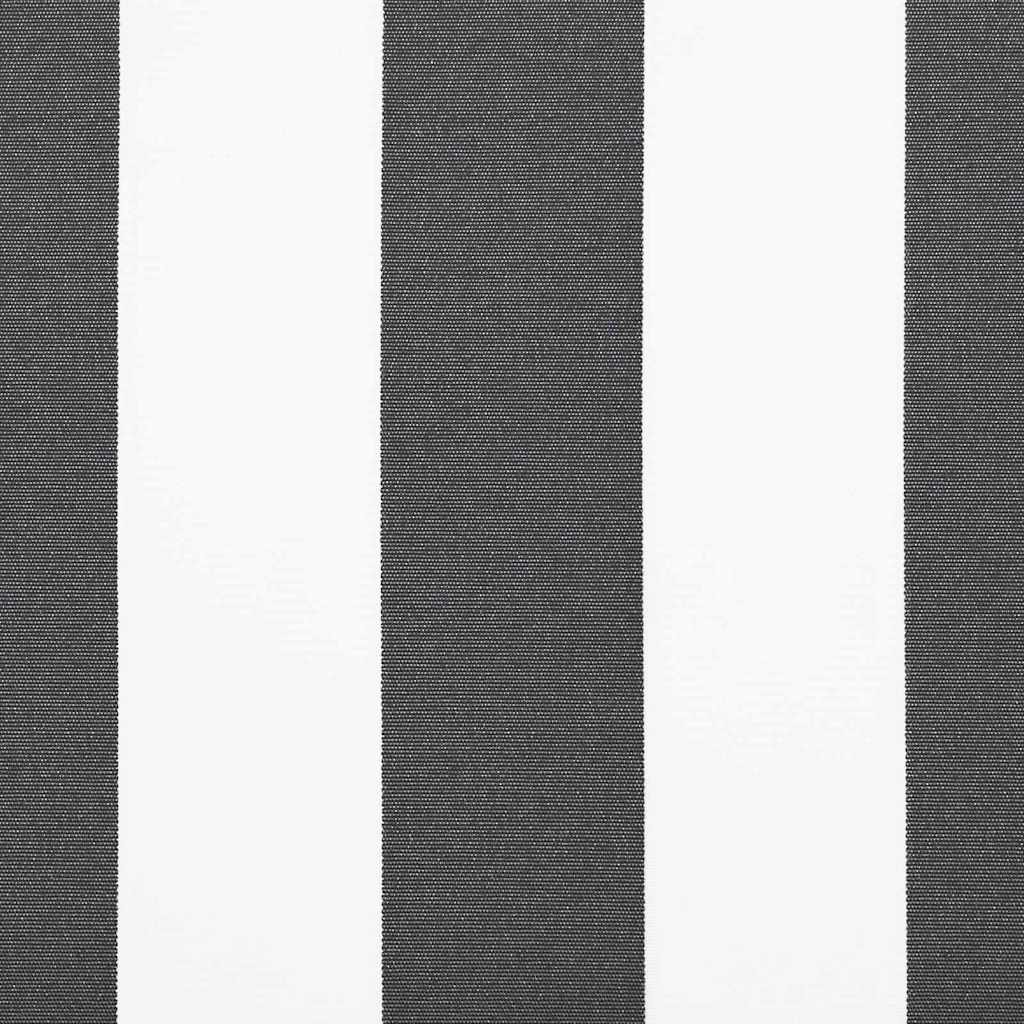 Behúzható napellenző antracit és fehér 250 x 200 cm