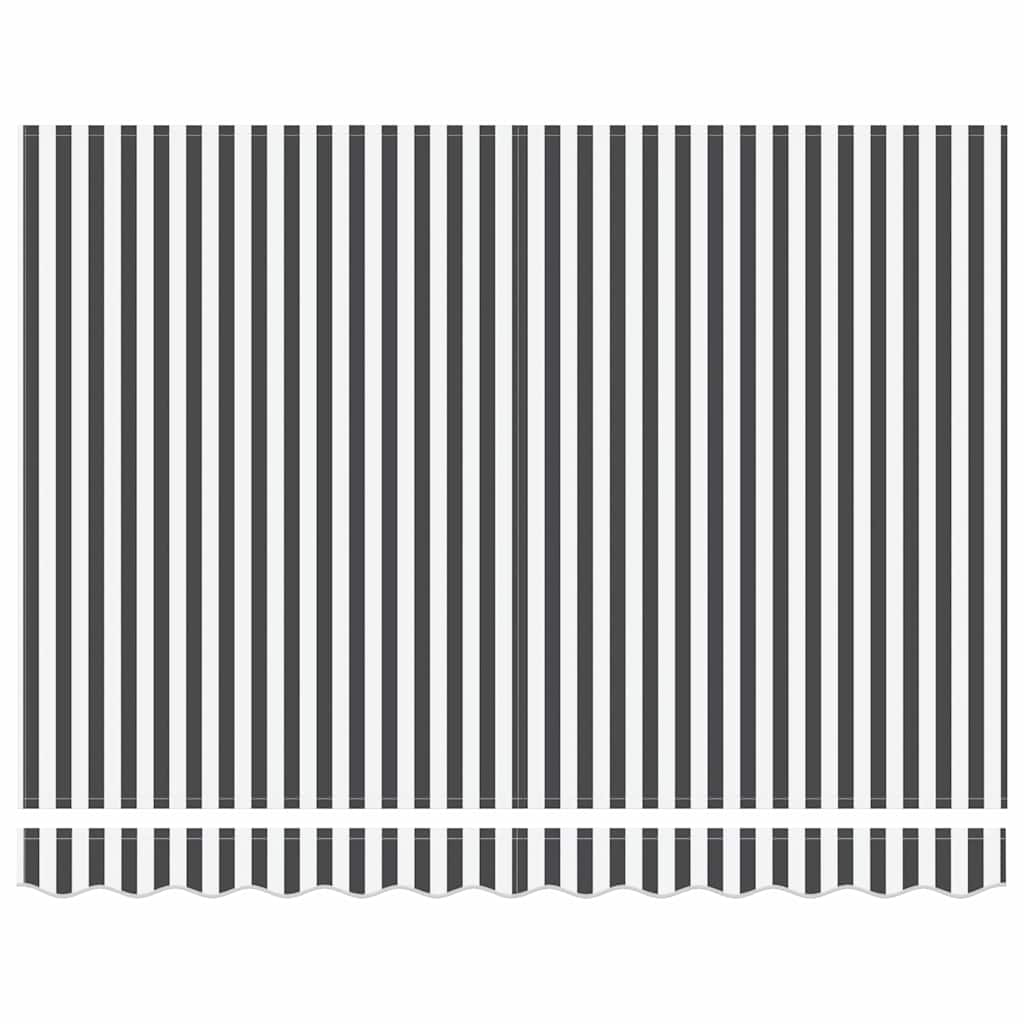 Behúzható napellenző antracit és fehér 250 x 200 cm