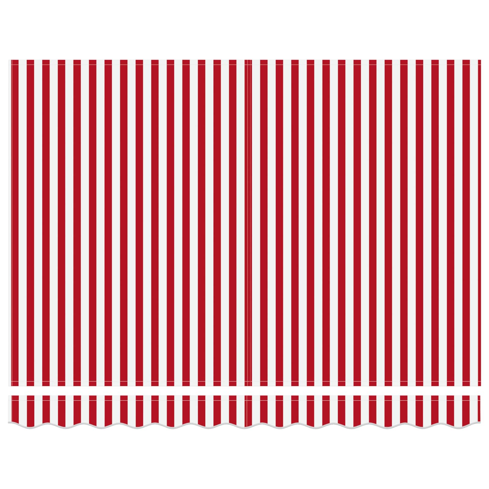 Napernyő anyag tartalmaz piros és fehér 350 x 250 cm poliészter