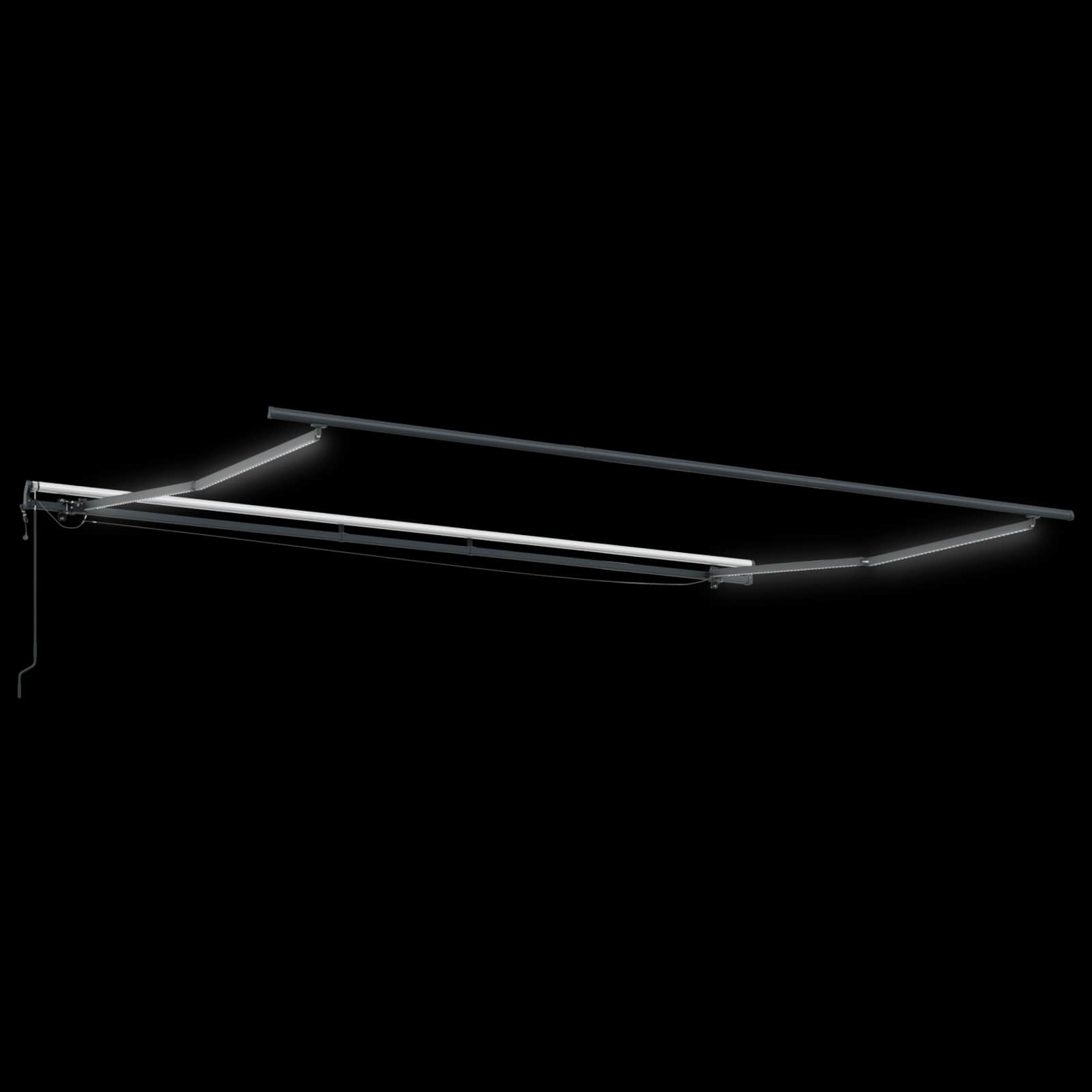 Napernyő anyag narancssárga és barna 500 × 350 cm poliészter