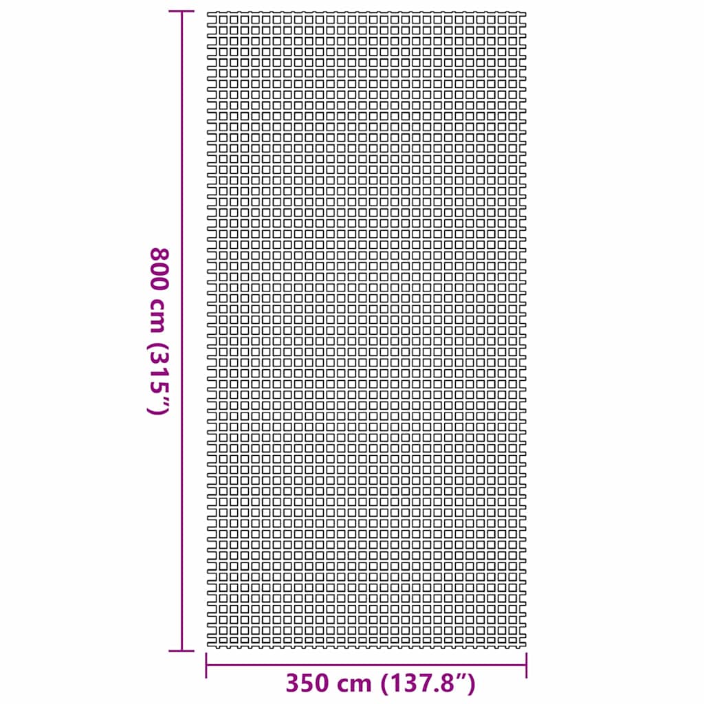 Sátor szőnyeg kék 800 x 350 cm poliészter