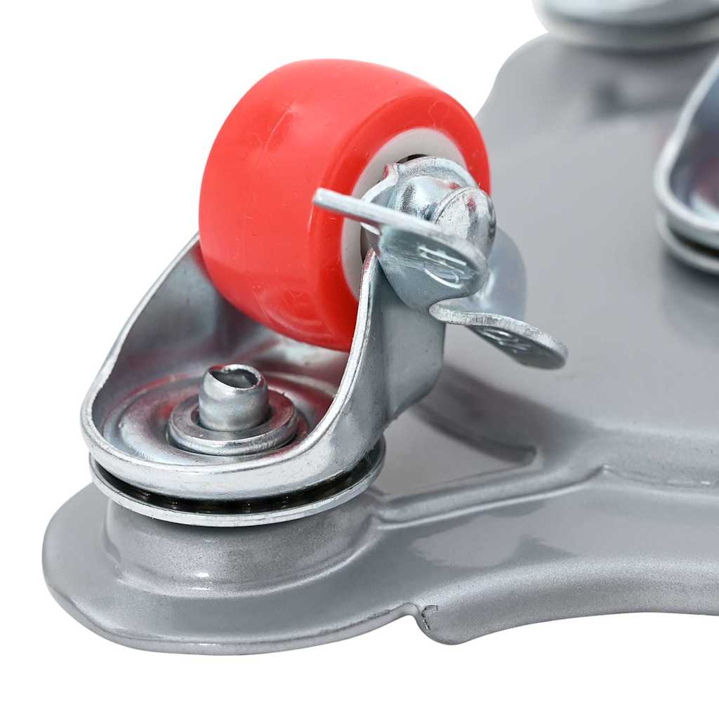 4 db bútorgörgő emelővel, 14,5x13,5x4 cm, acél, 400 kg