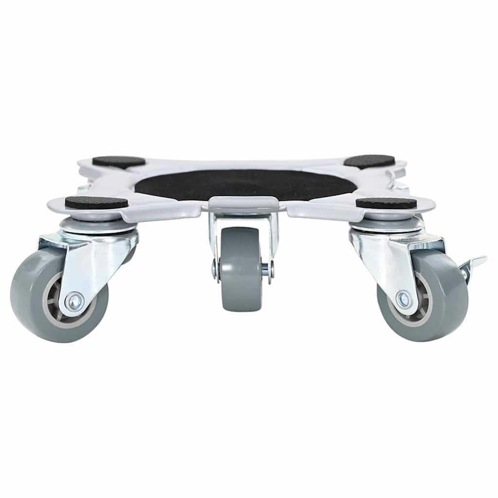 4 db bútorgörgő emelővel, 15,5x15,5x5,5 cm, acél, 1000 kg