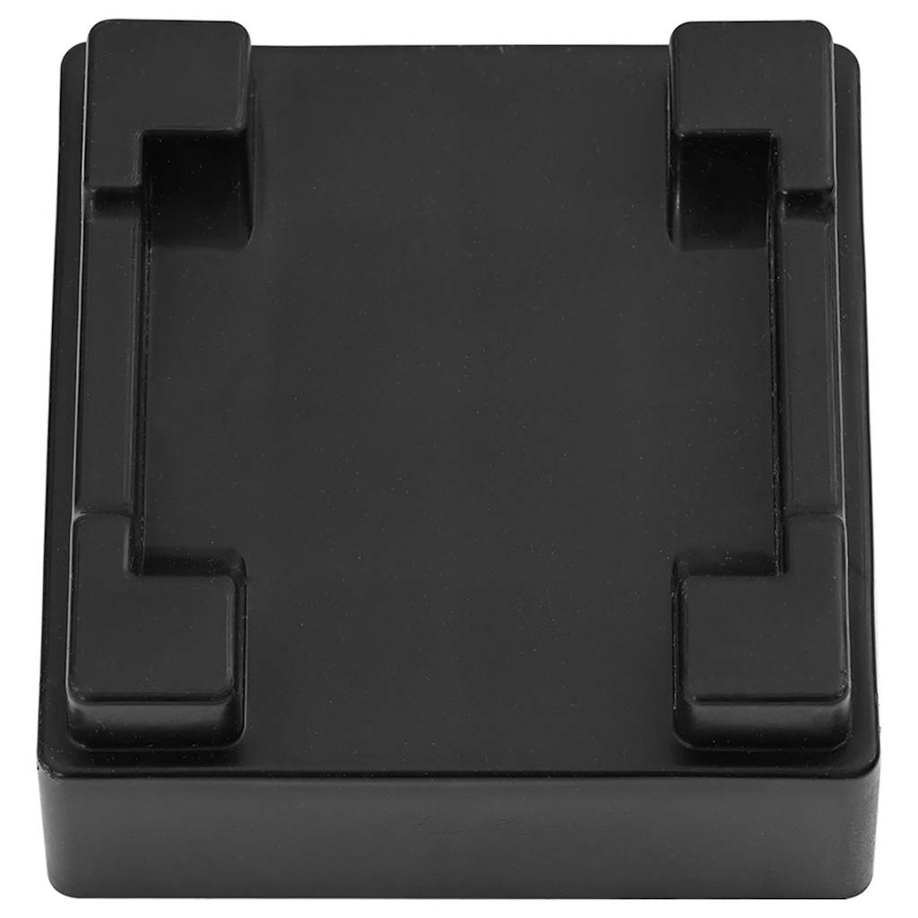 4 db fekete bútorgörgő emelővel, 13,5 x 13,5 x 4,2 cm, 300 kg 4 db fekete bútorgörgő emelővel, 13,5 x 13,5 x 4,2 cm, 300 kg