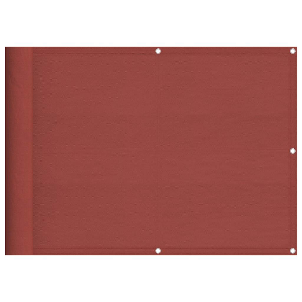 Terrakotta erkély paraván 75 x 1000 cm 100% poliészter oxford