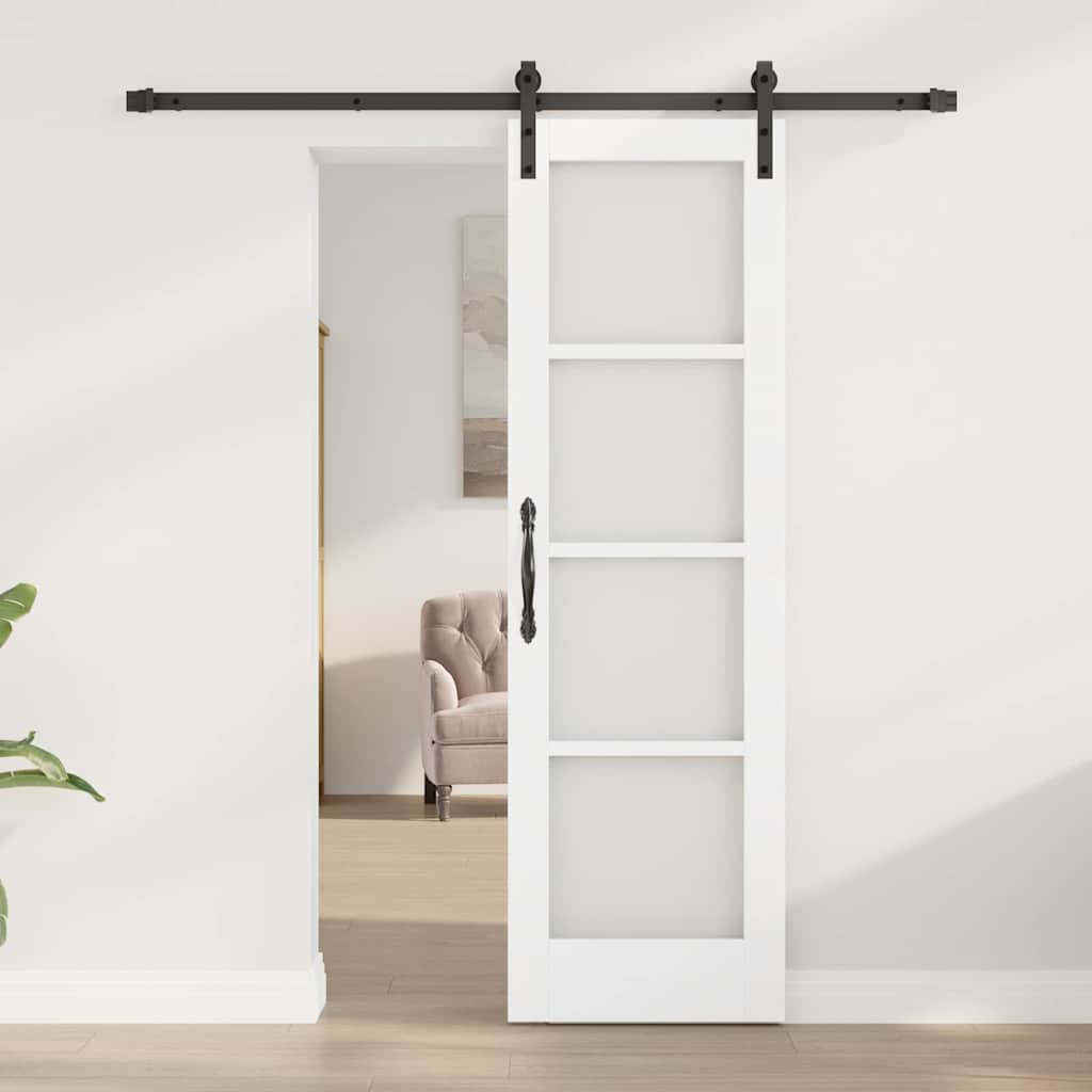 Csúszó ajtó orkdal fehér és fekete 61 x 198,5 cm