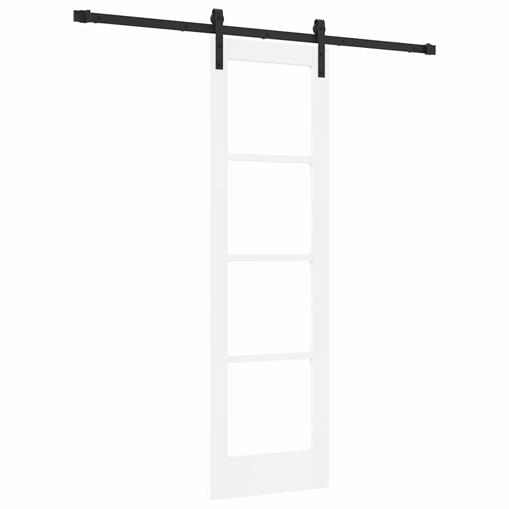 Csúszó ajtó orkdal fehér és fekete 61 x 198,5 cm