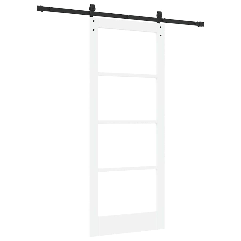 Csúszó ajtó orkdal fehér és fekete 83 x 202 cm