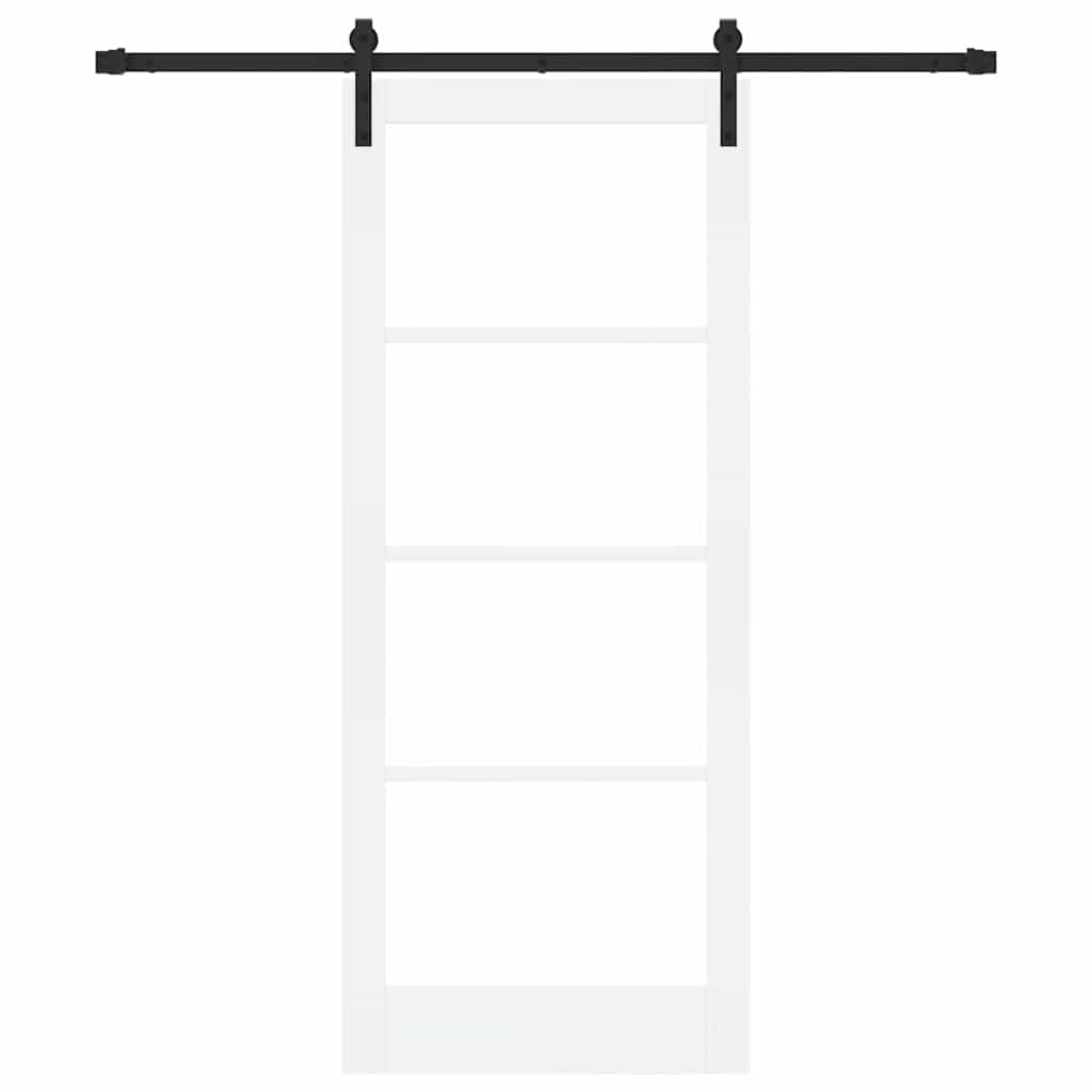 Csúszó ajtó orkdal fehér és fekete 83 x 202 cm